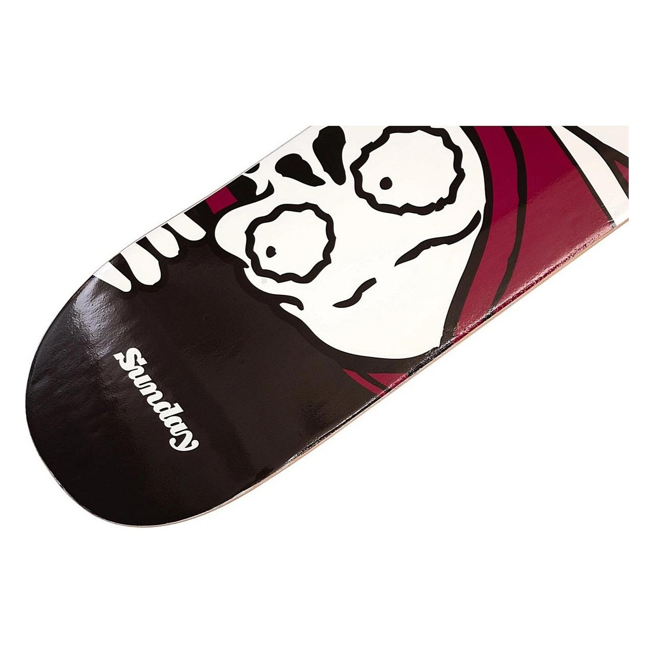 Sunday Creepy Sweeper Skatedeck 8,5' x 31,875' in Acero Canadese - 3 - Altro - 0630950929917