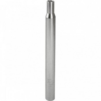 MVTEK Silver Steel Straight Seatpost 25.4mm x 290mm - 1