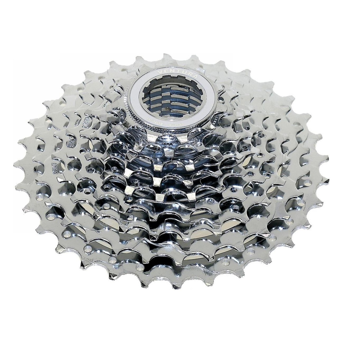 9-Speed Cassette Sprocket 11-32T Silver Compatible Shimano Ventura - 1