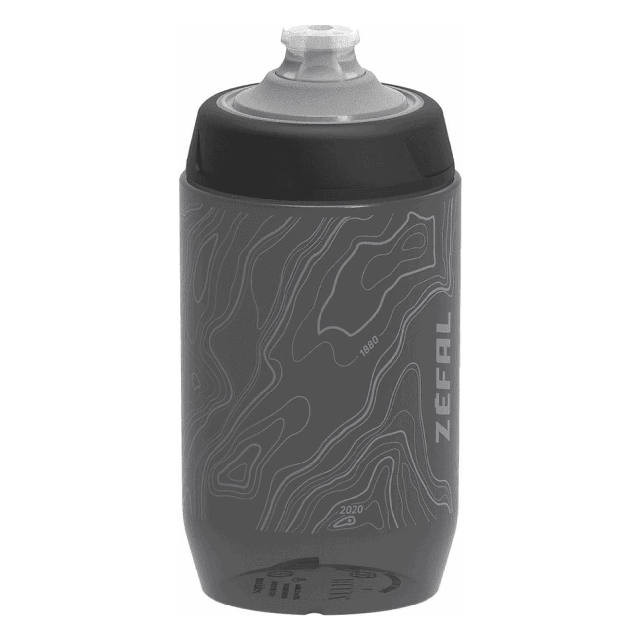 Botella Sense Pro 500ml Negro/Gris - Libre de BPA, Ideal para Deportistas y Ciclistas - 1