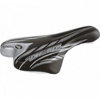 Selle de Vélo Enfant 20/24' Noir/Gris - 250x140 mm, 282g, Confort et Sécurité - 1