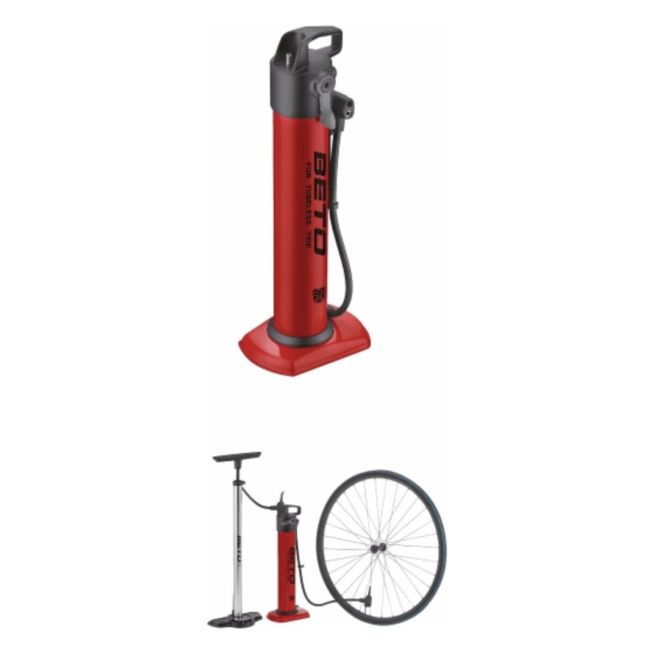 Acumulador de Aire de Aluminio Rojo 160PSI con Doble Entrada - 1