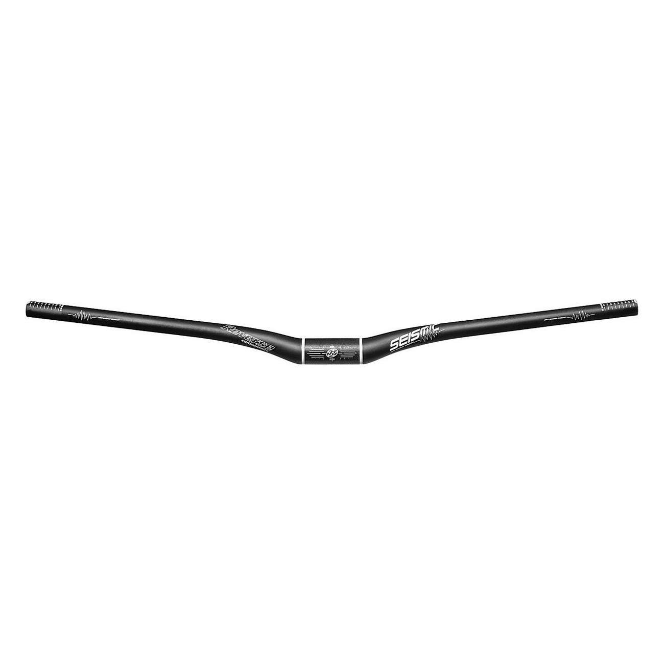 Reverse Seismic Carbon Handlebar 810mm Ø35mm/25mm Matte Black-White MTB - 1