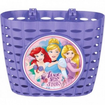 Cestino Anteriore per Bicicletta Disney Princess Viola in Plastica 19x13x15 cm - 1 - Cestini - 5902308592339