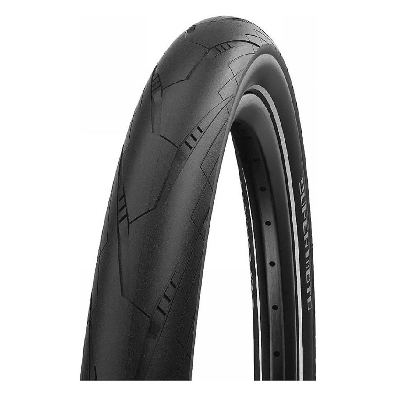 Pneu Schwalbe Super Moto DD 28x2.40 Noir Reflex Rigide - Performance pour VTT - 1