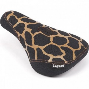 Safari Fat Pivotal Sattel Schwarz mit Giraffenmuster - Reed Stark Signature - 1