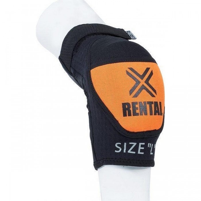 Fuse Alpha-Rental XXL Black-Orange Elbow Pad for Skate and Bike Parks - 1