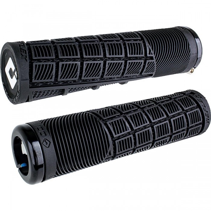 Odi Grips Reflex XL V2.1 Lock-On Schwarz mit schwarzen Klemmen 135mm - 1