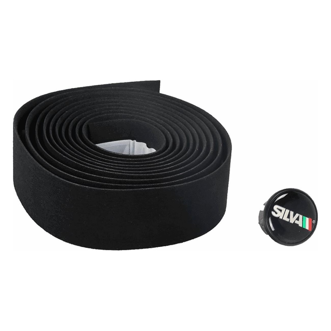 Black Polyurethane Handlebar Tape for Adults - Comfort and Durability - 1