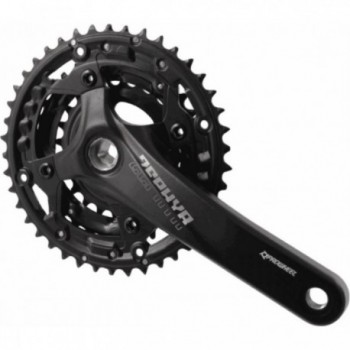 Manivelle VTT Zephyr 651 10v 42-32-24D 170mm Aluminium Noir - 1