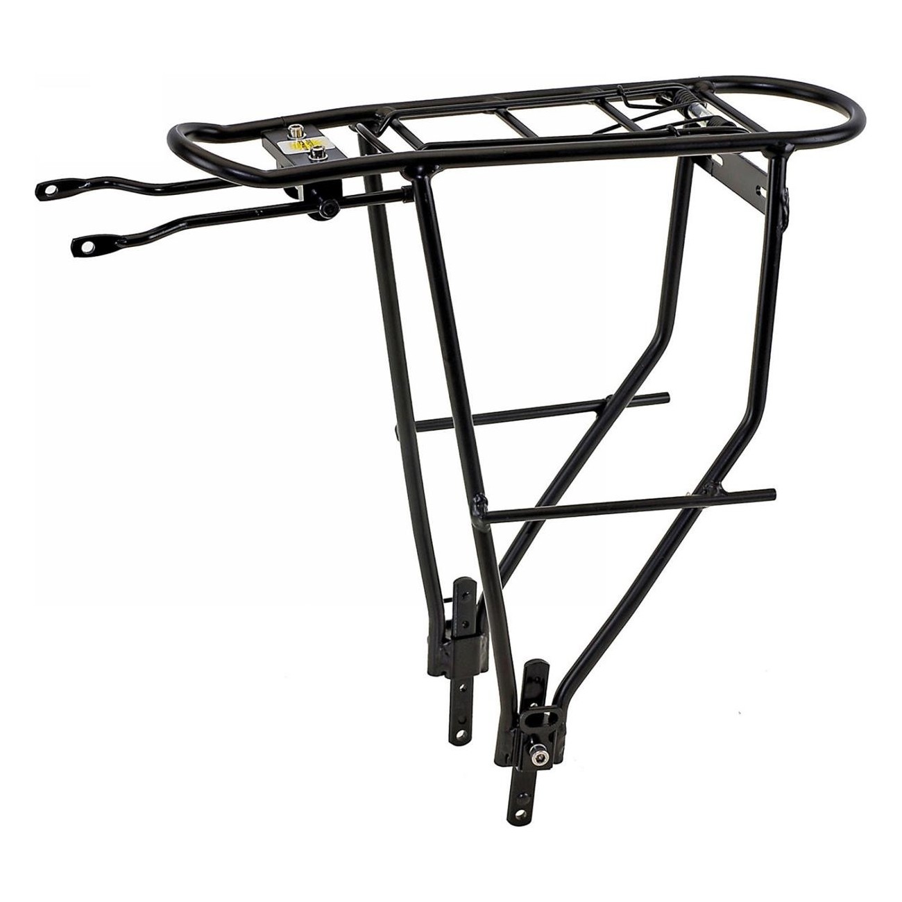 Thiny Black Aluminum Rack, 562g, Adjustable for 24-29 Inch Bikes - 1