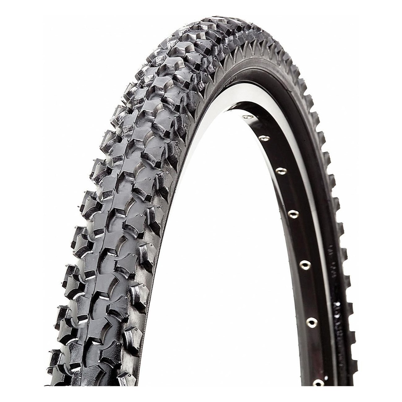 Pneu VTT Noir 12' x 1/2 x 1.75 x 2 1/4 (47-203) Modèle C1027 avec Cerclage Rigide - 1