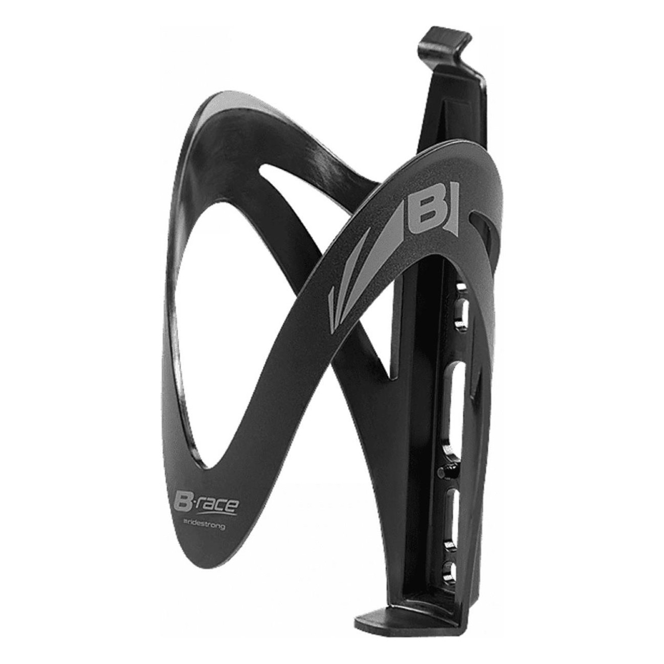 B • RACE B • HOLD Bottle Cage in Nylon and Fiberglass, 40g, Black/Grey - 1