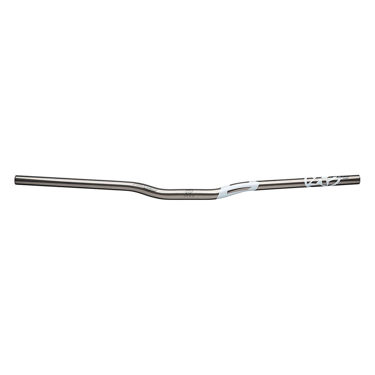 Guidon Reverse 760mm Titane Gris pour Enduro, All-Mountain et DH - Ø25,4mm, Hauteur 18mm - 1