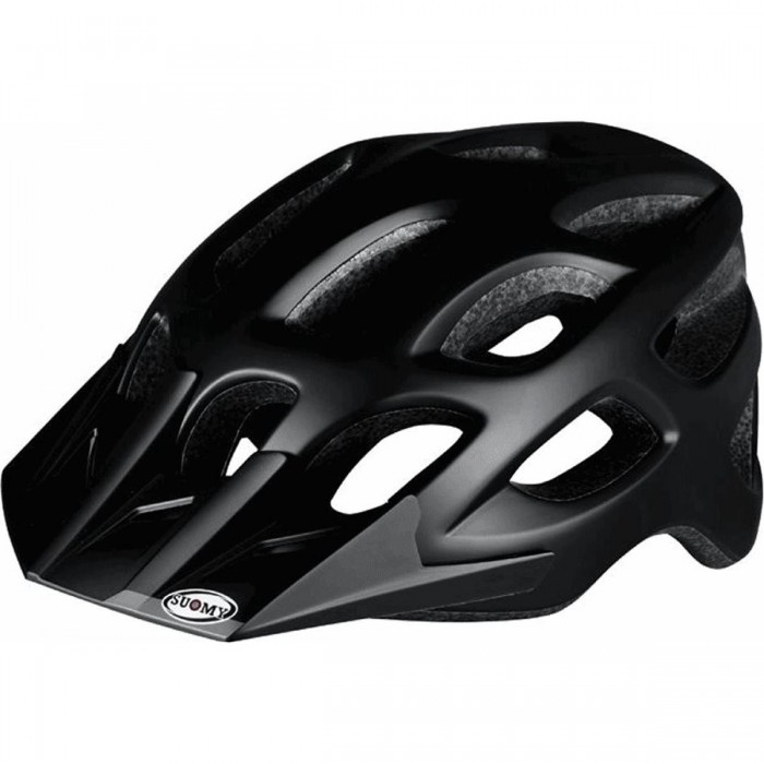 Casco Suomy FREE Negro Mate - Talla M (54/58cm), 230g, Ligero y Cómodo - 1