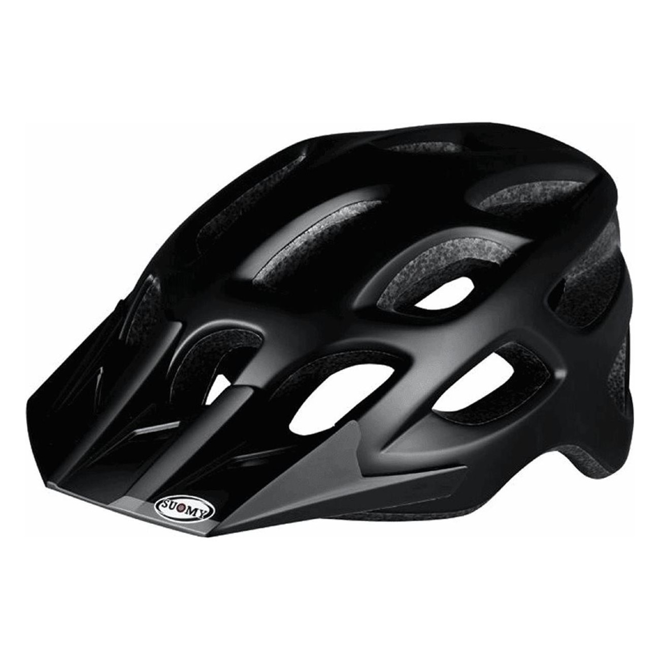 Suomy FREE Matte Black Helmet - Size M (54/58cm), 230g, Lightweight & Comfortable - 1