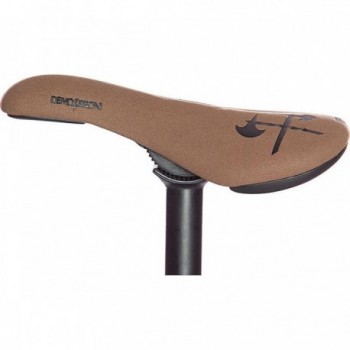 Slim Brown Demolition Seat with Axes Logo - Compatible with Pivotal Systems - 1