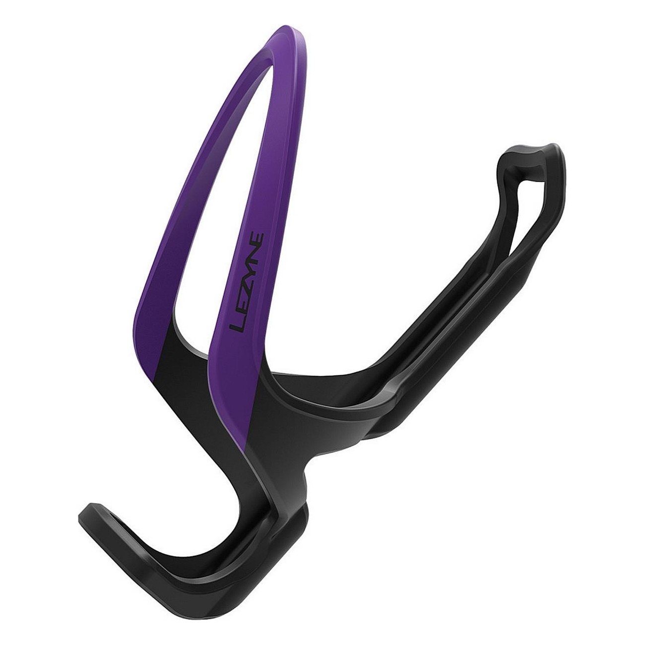 Lezyne Matrix Team Bottle Cage in Purple Composite - Lightweight, 36g - 1