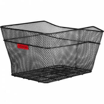 Bas2 Black Extra Tall Steel Mesh Bicycle Rack Basket - 1