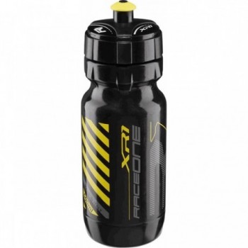 XR1 600ml Black/Yellow Water Bottle with Black Cap RaceOne - 1