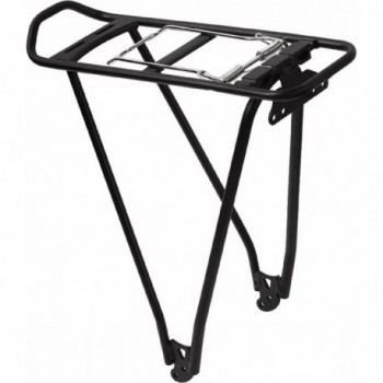 Black Aluminum Rear Rack LUX2 for 26/28 Inch Bicycles - MVTEK - 1