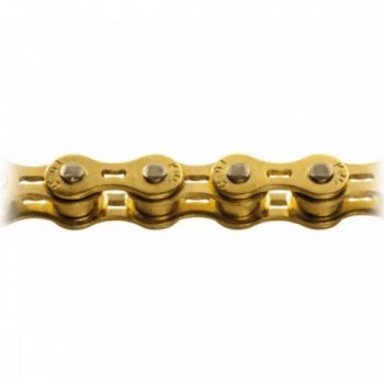 Catena Oro 1v 1/2x1/8 con MissingLink per Shimano, SRAM e Campagnolo - 1 - Catena - 4715575890098