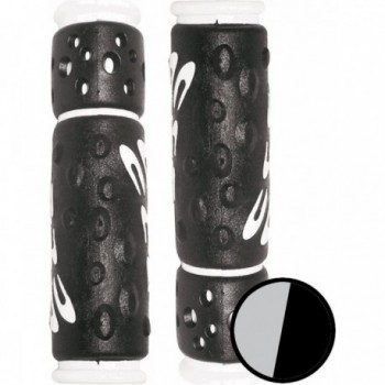 MTB Gel Griffe Weich MVTEK 122x22mm Schwarz/Grau - Komfort und Grip - 1