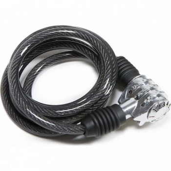 BONINBIKE Spiral Lock 6x1200 mm with Combination Black - 1