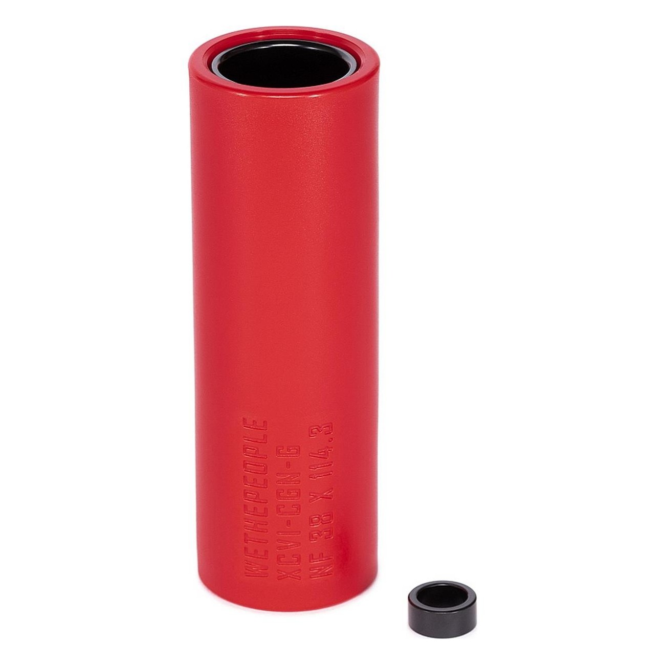 Red Tempered Nylon Stake with 3/8' Shaft Adapter and Anti-Rotation System - 1