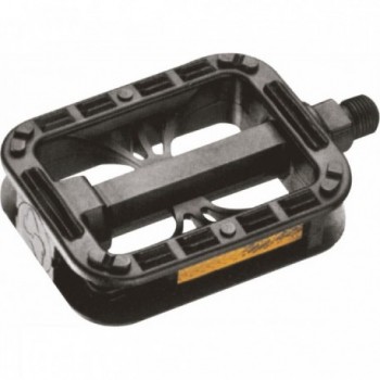 Black Non-Slip Nylon MTB Pedal with Reflectors and Ball Bearings - MVTEK - 1