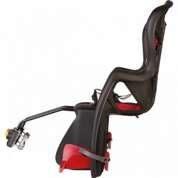 Pepe Rear Child Seat, Black/Red Frame, EN 14344 Certified - 2