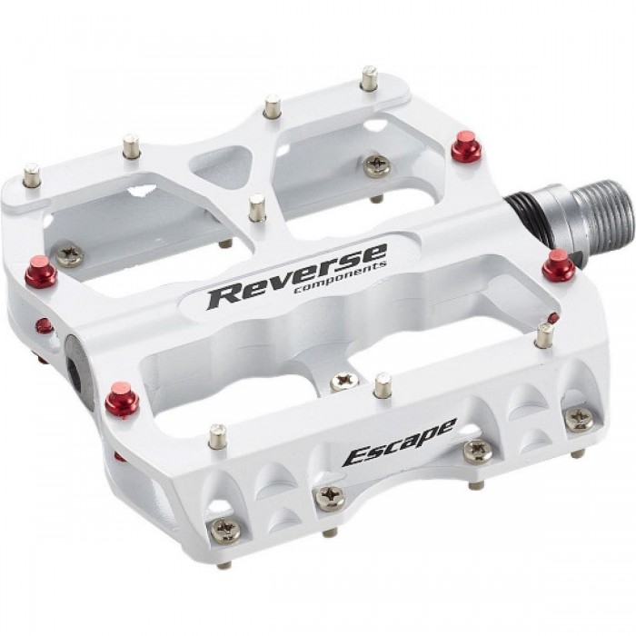 Pedal Inverso Fuga Blanco para Mountain Bike - Robusto y Fiable - 1