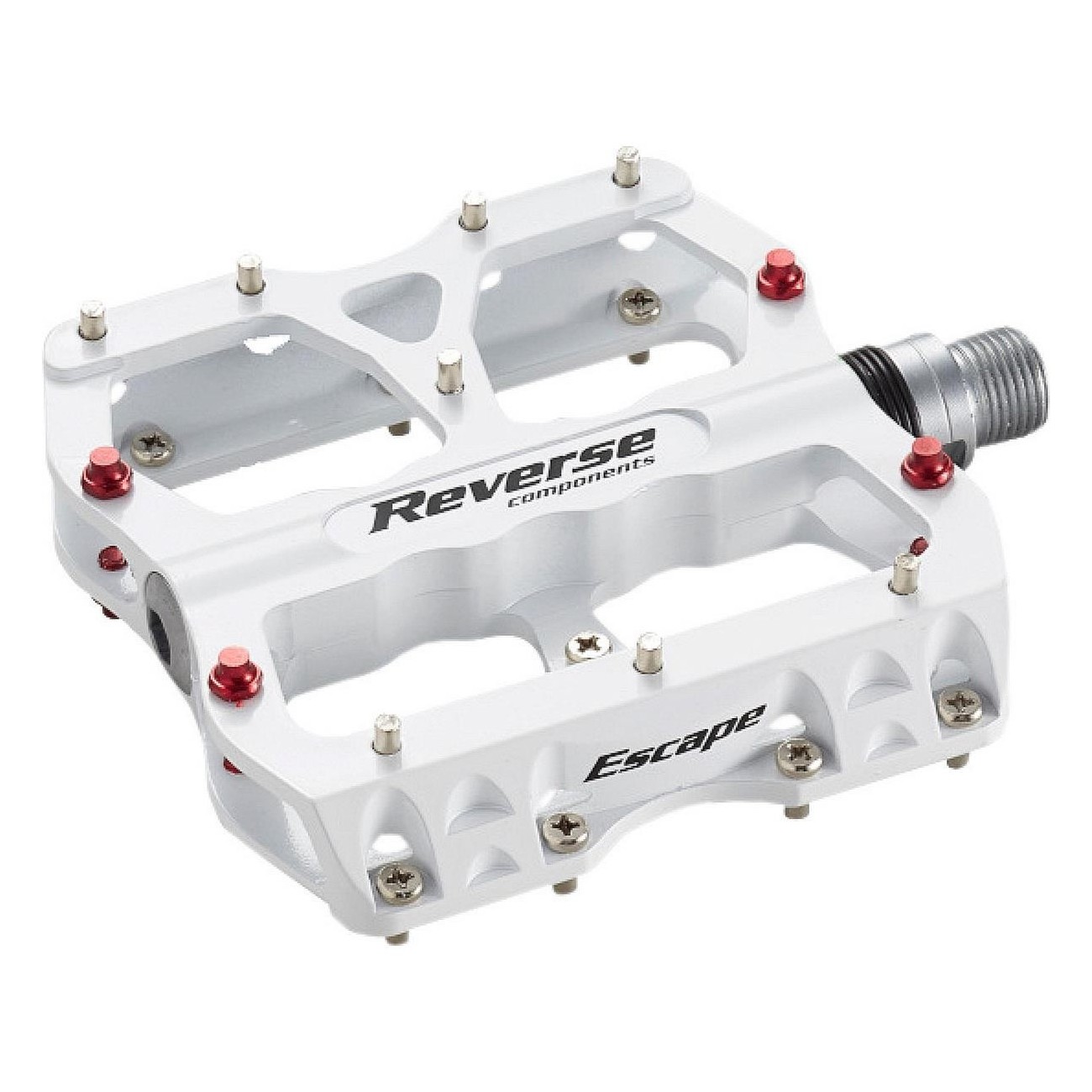 Pedal Inverso Fuga Blanco para Mountain Bike - Robusto y Fiable - 1