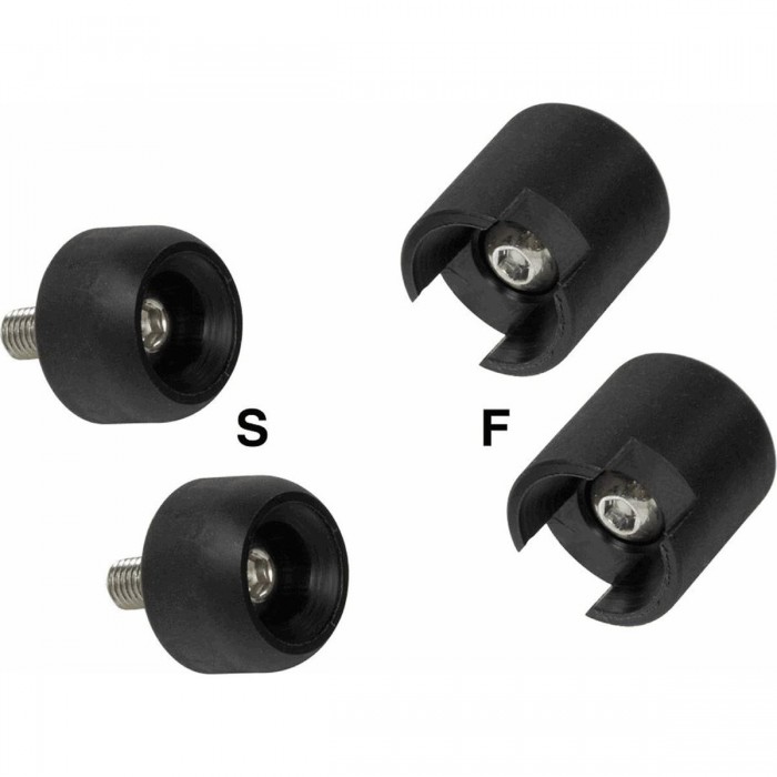 Black Wheel Locking Pads for BiciSupport Workstation - Essential Spare Part - 1