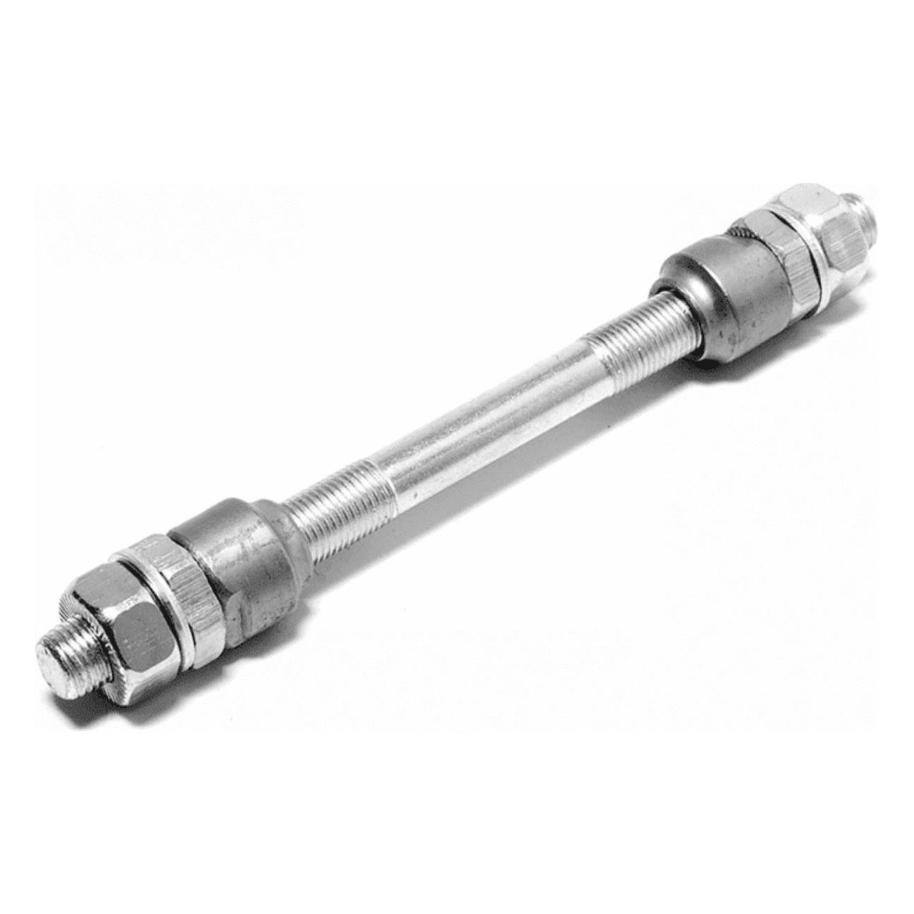 Front Hub Axle 3/8' 135 mm with Nuts - Secure and Reliable Connection - 1