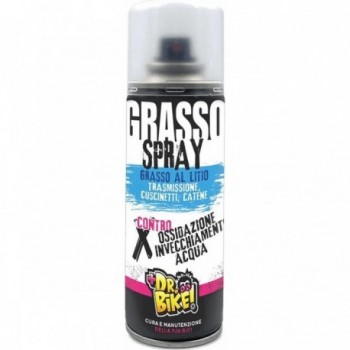 Lithium Adhesive Spray Grease 200ml Dr.bike - Effective and Durable Lubrication - 1