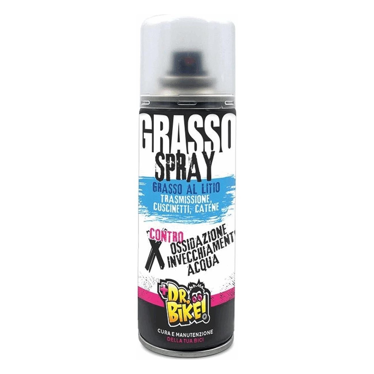 Lithium Adhesive Spray Grease 200ml Dr.bike - Effective and Durable Lubrication - 1