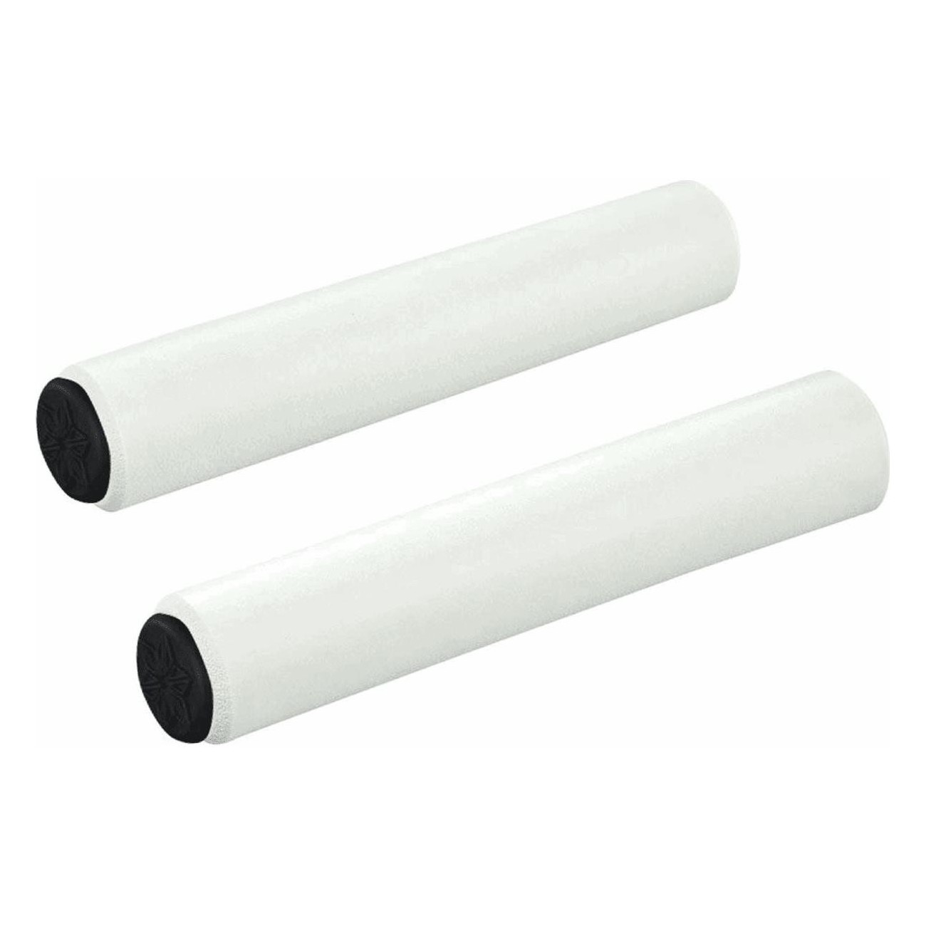 SUPACAZ Siliconez XL Grips 130mm x 32mm in White Memory Foam - 1