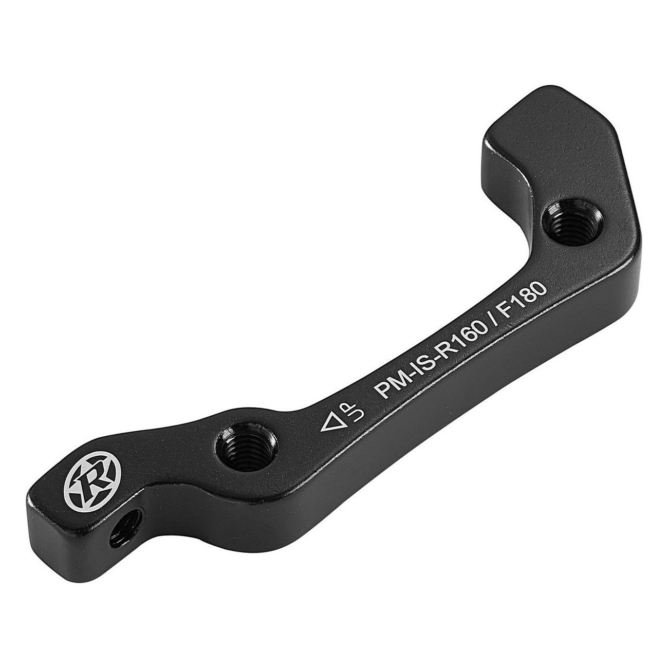 Black Disc Brake Adapter 180mm Front + 160mm Rear Compatible Shimano, Avid, Hayes - 1