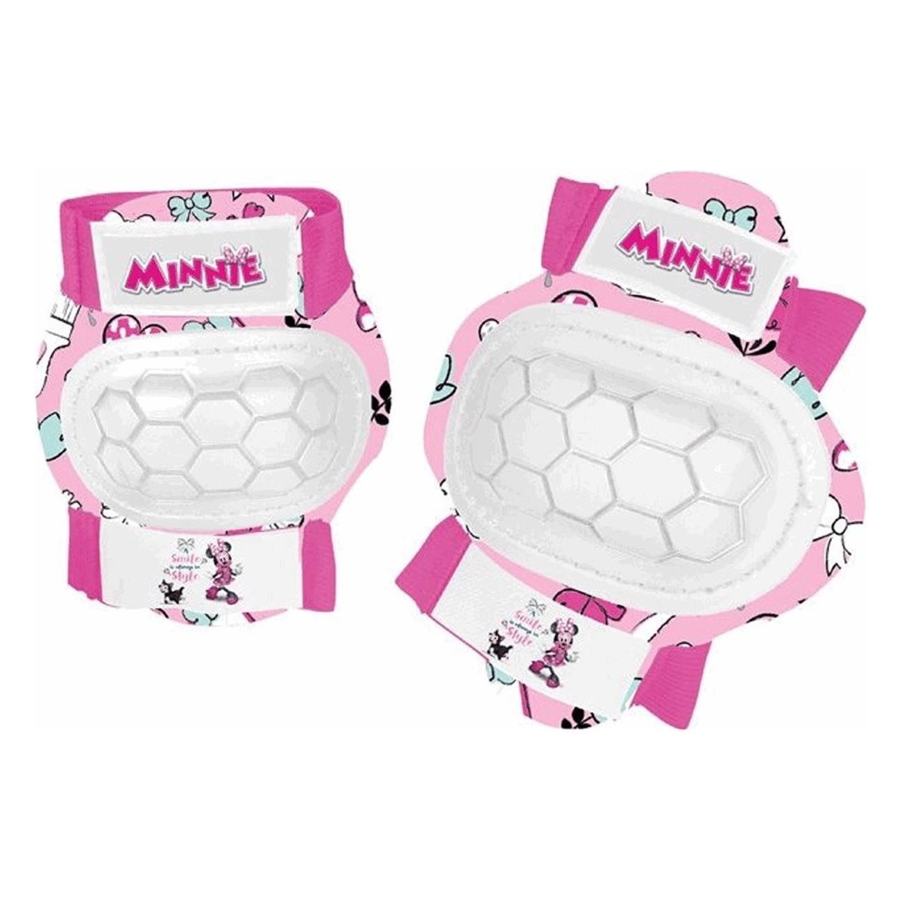 Kit de Protections Coudes et Genoux Minnie Disney XS pour Enfants 3-6 Ans - 1