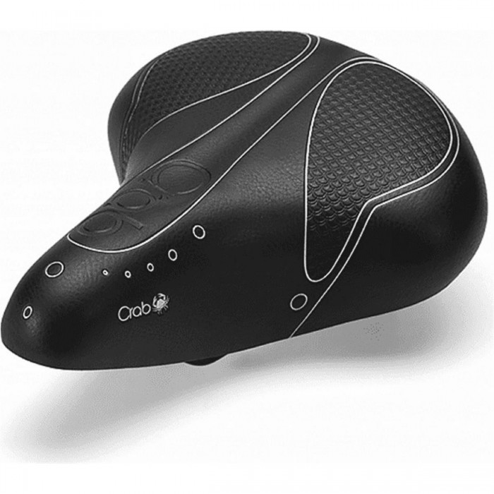 Women's Citybike Saddle Black with Springs 258x204 mm - Comfort & Style - 1