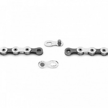 Super Record 12v Chain - 113 Links Silver Grey with Missing Link - 1