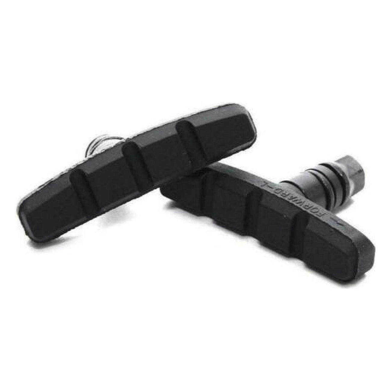 Pair of Black AM Brake Pads for BMX - Soft Rubber Compound, Translucent Black, 52g - 1