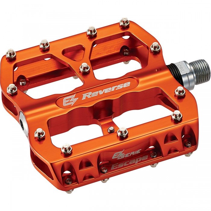 Reverse e-Escape Orange Pedal for e-Bike - Optimized and Robust Body for MTB - 1