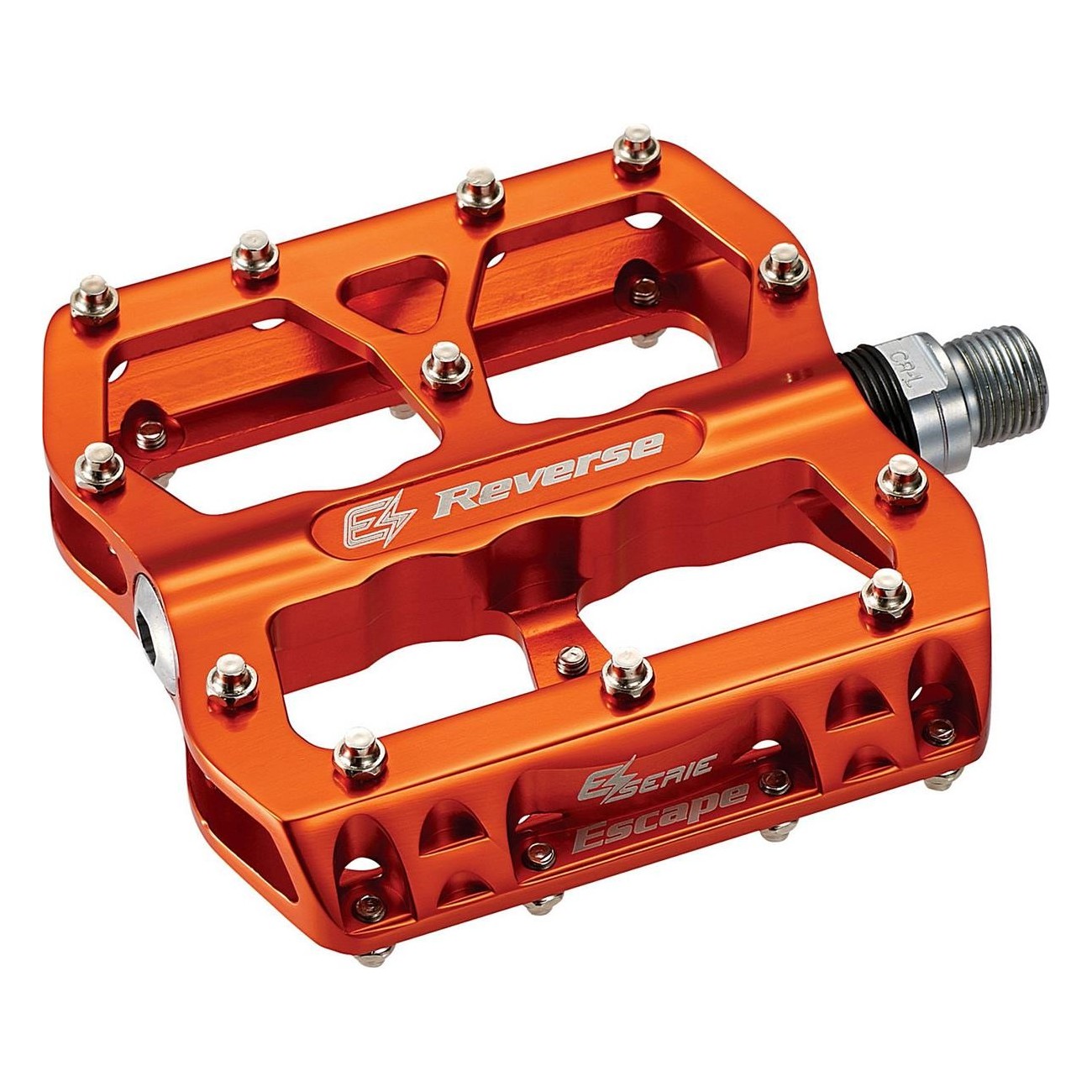 Reverse e-Escape Orange Pedal for e-Bike - Optimized and Robust Body for MTB - 1