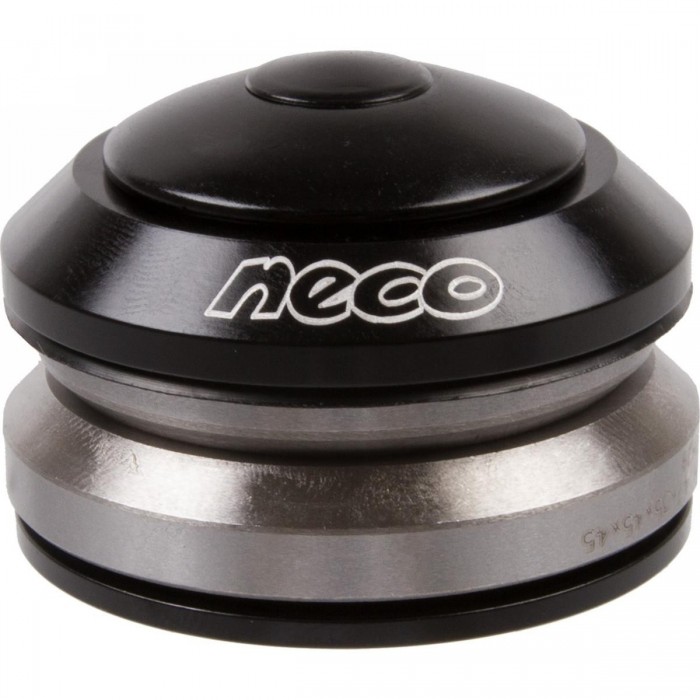 Integrierte Neco Ahead Steuerserie 1 1/8' - 1 1/4' in Schwarz Aluminium - 1