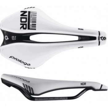 Dimension NDR Saddle 245x143mm White/Black - Ergonomic for Off Road & Road - 1