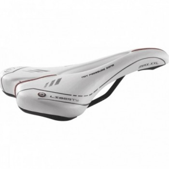 MTB Liberty XXL White Saddle for Citybike - Ergonomic Comfort 278x134 mm, 290g - 1