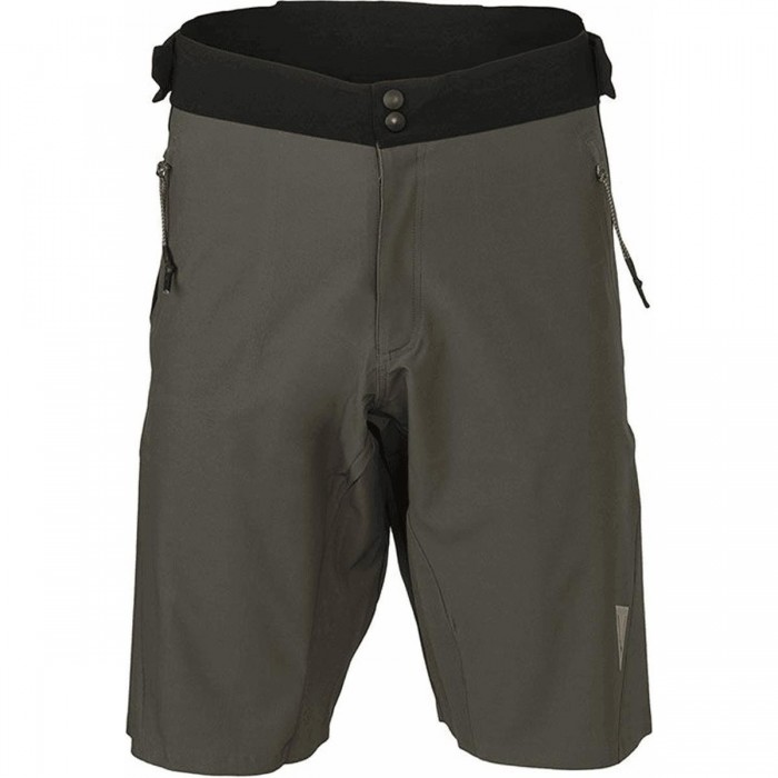 Men's Military Green MTB Shorts S - Breathable, Stretchy, Water-Repellent - 1