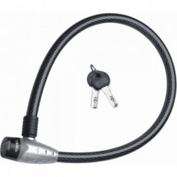 Candado de Cable BONINBIKE 15x1000 mm Negro/Gris - Seguridad y Práctica para Bicicletas - 1